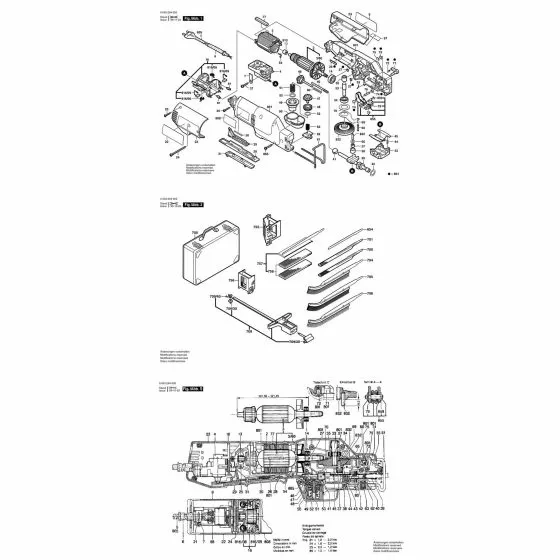 Bosch PMS 400 P Type: 0603294042 Spare Parts List