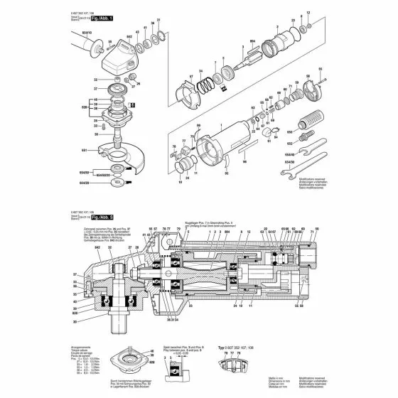 Bosch 550 WATT-SERIE O-RING 5.94x3.52 MM 3600210024 Spare Part Type: 607352108