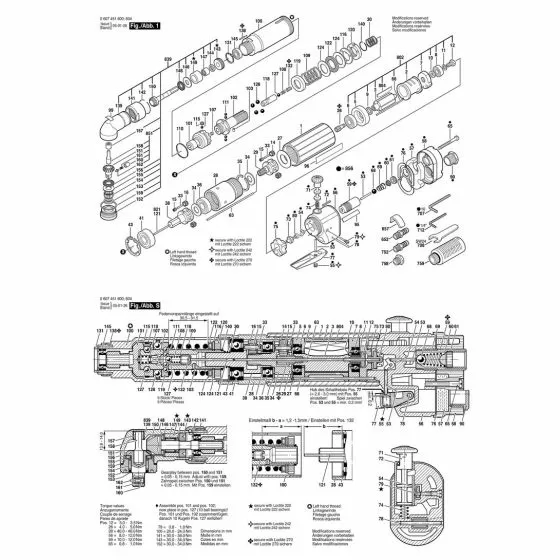 Bosch  370 WATT-SERIE / 0607451601  Spare Parts List