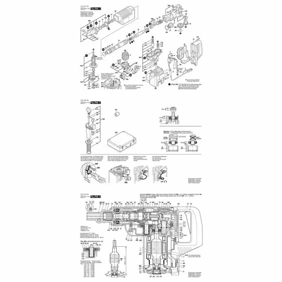 Bosch 11244 E Spare Parts List Type: 611244139