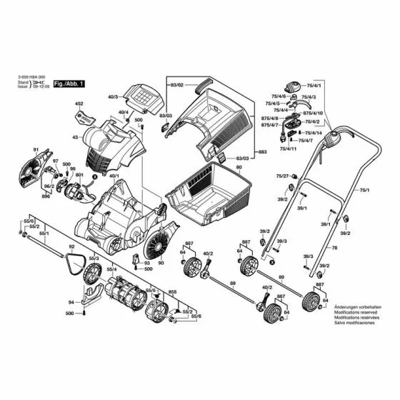 Bosch ALR 900 WING NUT F016L66135 Spare Part Type: 3600H8A070