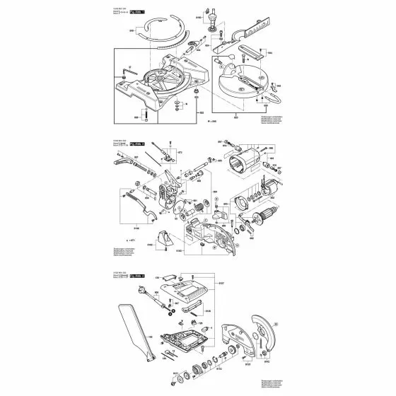 Bosch PCM 7 TRIGGER 1609BP7200 Spare Part Type: 3603M01270