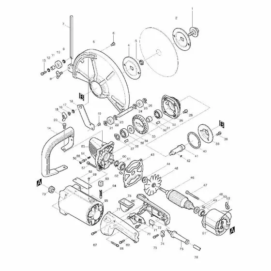 Makita 4110C FLAT WASHER 8 941201-0 Spare Part