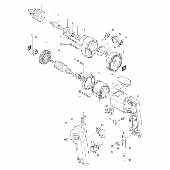 Makita 6402 'RING 15 6402 257153-8 Spare Part