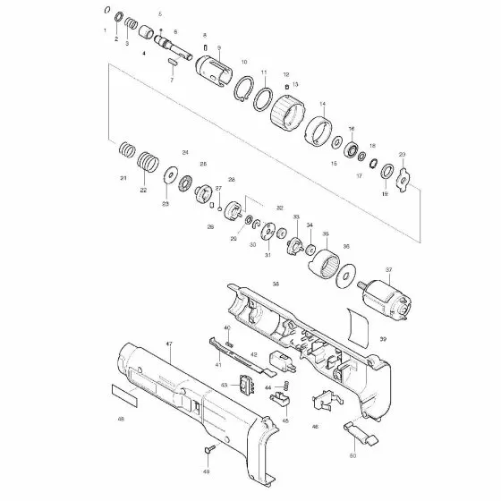 Makita 6705D SET PLATE 6704D/6795D/2400/B 344798-2 Spare Part