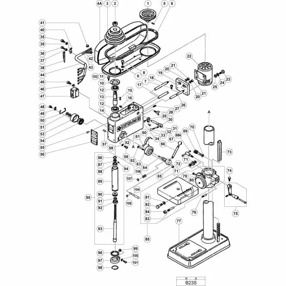 Hitachi B23S BOLT WASHER M6 (10 PCS.) 949432 Spare Part