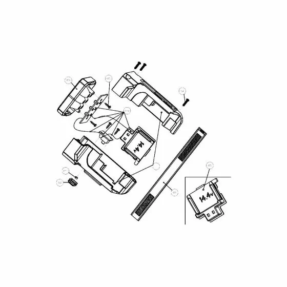 Makita BML146 Spare Parts List