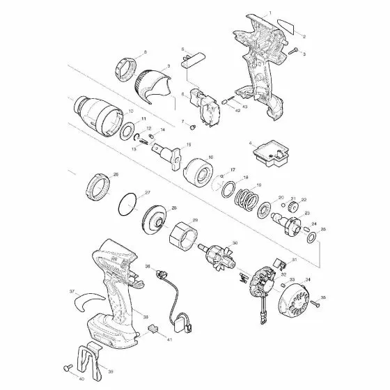 Makita BTW251 SPECIAL PAN HD SCREW M4X12 251314-2 Spare Part