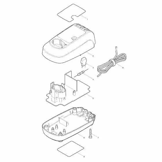 Makita DC07SA Spare Parts List