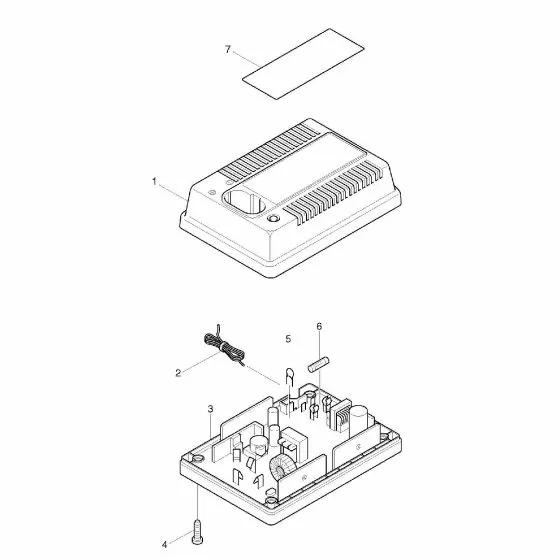 Makita DC1209 Spare Parts List