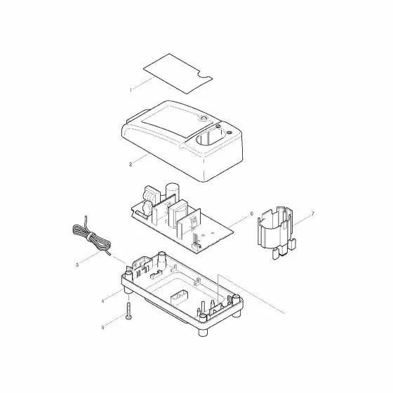 Makita DC1414 Spare Parts List