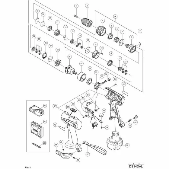 Hitachi DS14DAL OPTIONAL ACCESSORIES Spare Part