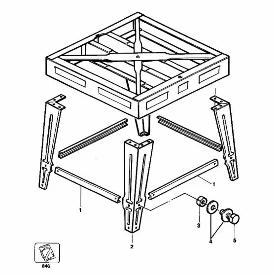 Dewalt DA2591 Spare Parts List Type 1