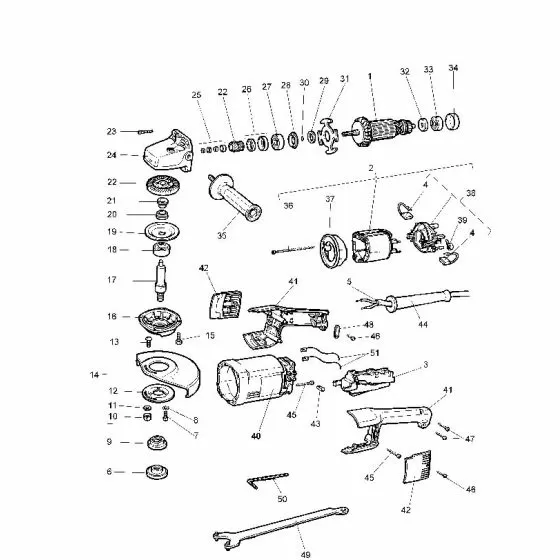 Dewalt DW850 FLANGE 931066-00 Spare Part Type 2 - 3