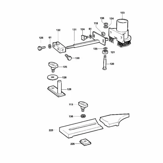 Dewalt DE2009 Spare Parts List Type 1