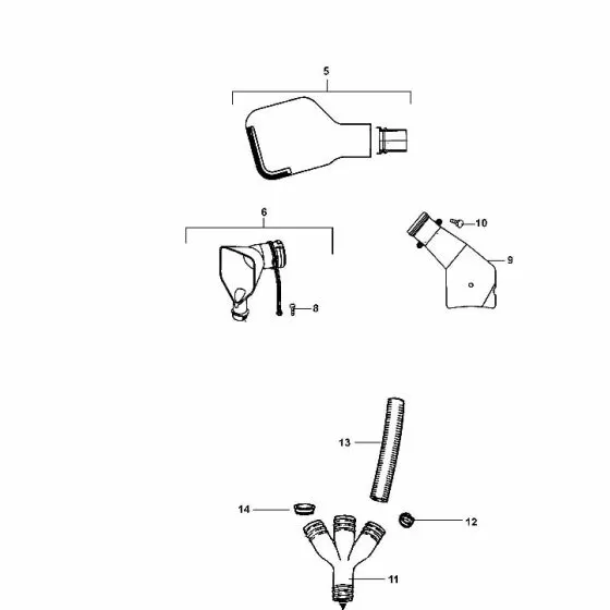 Dewalt DE7088 Spare Parts List Type 1