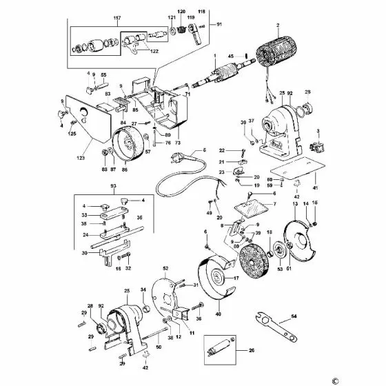 Dewalt DW753 Spare Parts List Type 2