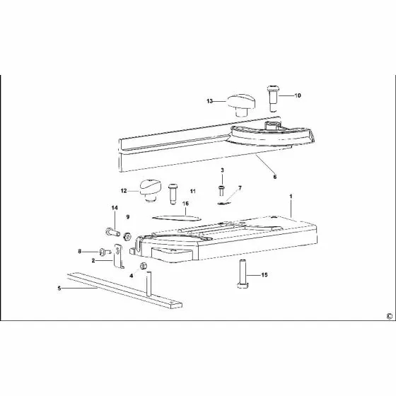 Dewalt D271052 Spare Parts List Type 1