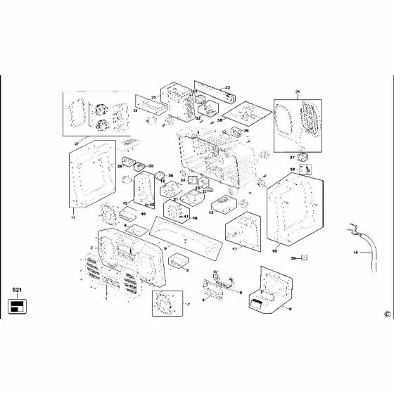 Dewalt DC013 Spare Parts List Type 1