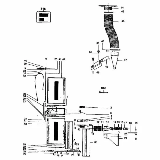 Dewalt DW60------B Spare Parts List Type 1