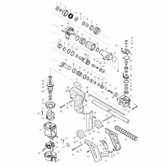 Makita HK1820L SNAP PIN HK1820L 259011-4 Spare Part