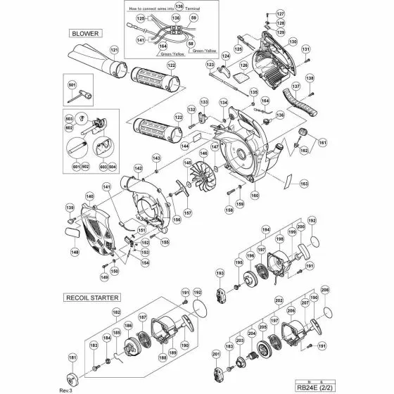 Hitachi RB24E OPTIONAL ACCESSORIES Spare Part