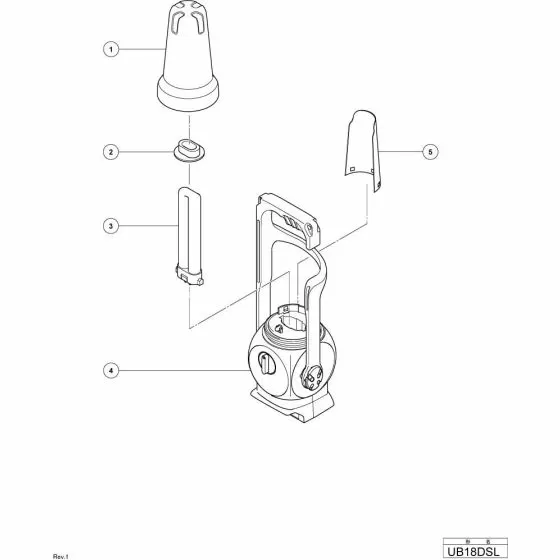 Hitachi UB18DSL LAMP (100V 9W) 323339 Spare Part