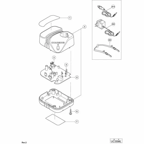 Hitachi UC3SML TERMINAL (A) 324900 Spare Part