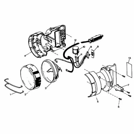 Black & Decker 9512 Spare Parts List Type: 1