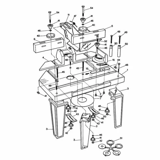 Black & Decker D2310 Spare Parts List Type: 1