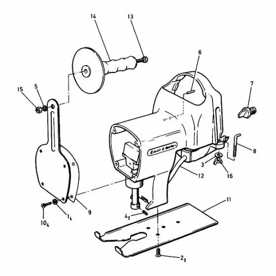 Black & Decker D986 Spare Parts List Type: 2