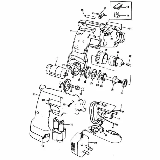 Black & Decker BD6100  Discontinued 000000-00 Spare Part Type: 1