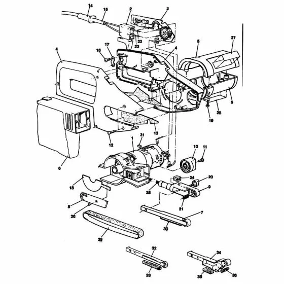 Black & Decker BD282E Spare Parts List Type: 1