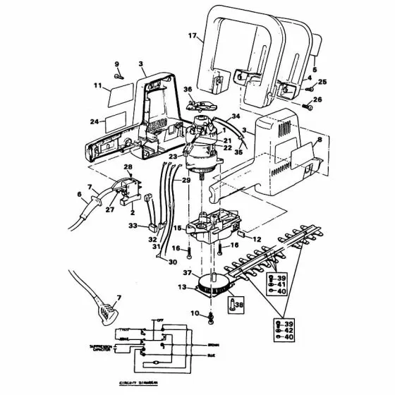 Black & Decker FT420-----B Spare Parts List Type: 1