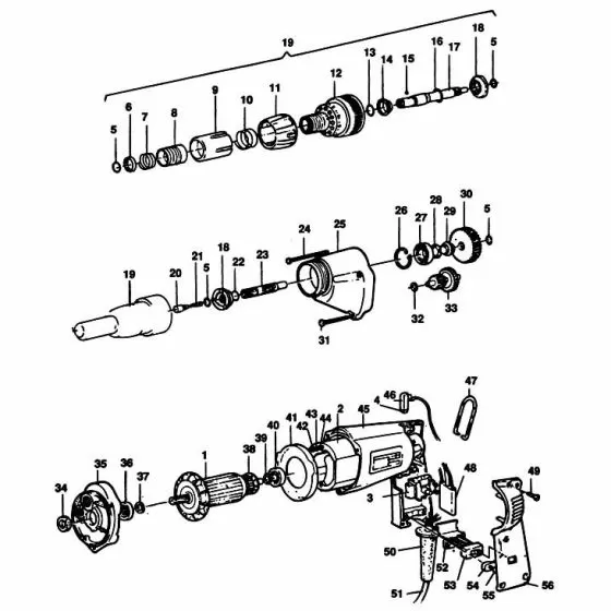 Black & Decker P7305 Spare Parts List Type: 1