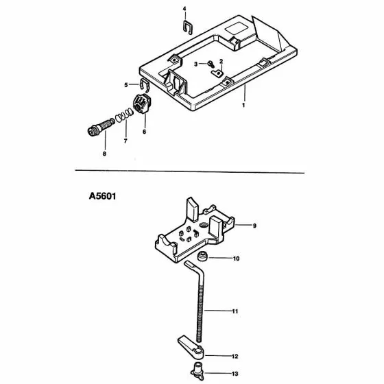 Black & Decker A5601 Spare Parts List Type: 1