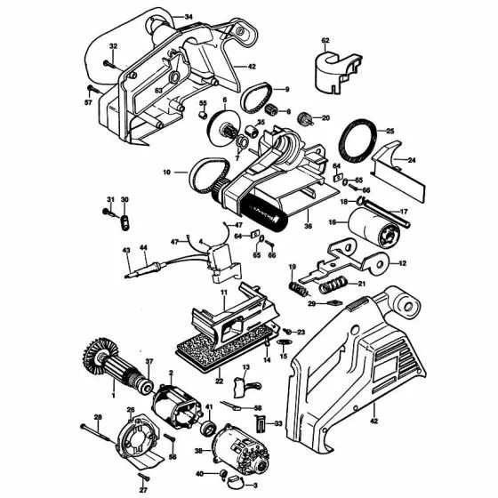 Black & Decker BD75 Spare Parts List Type: 1