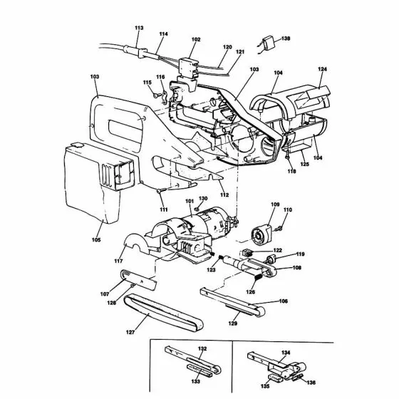 Black & Decker KA290 Spare Parts List Type: 1