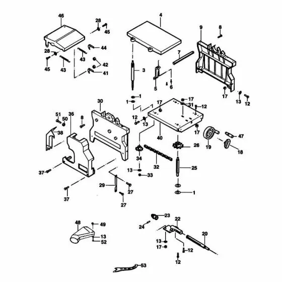 Black & Decker P7113 Spare Parts List Type: 2