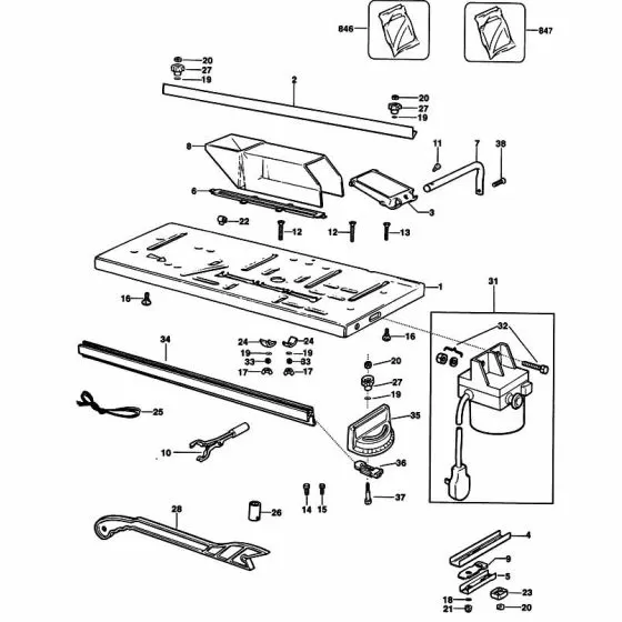 Black & Decker D2670 Spare Parts List Type: 1