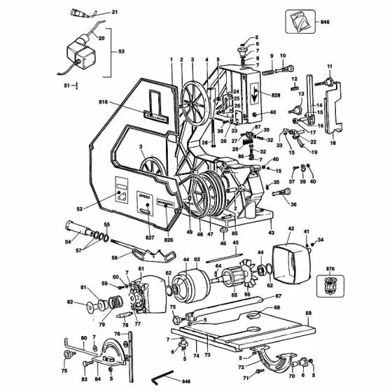 Black & Decker BD339-----C Spare Parts List Type: 1