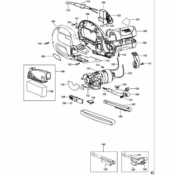 Black & Decker KA293E Spare Parts List Type: 2