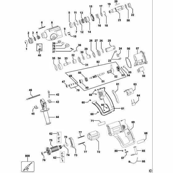 Black & Decker KD1001K  GREASE, TUBE 100ML, RENOLIT PARAGON EP   870889-02 Spare Part Type: 3