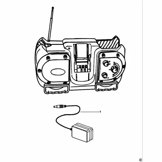 Black & Decker R123F2 Spare Parts List Type: 1