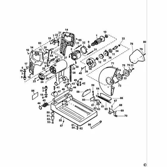 Black & Decker 3935 Spare Parts List Type: 1