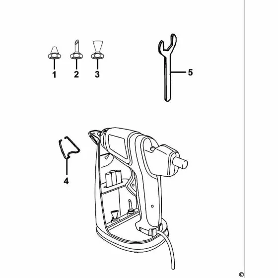 Black & Decker GG500 Spare Parts List Type: 1