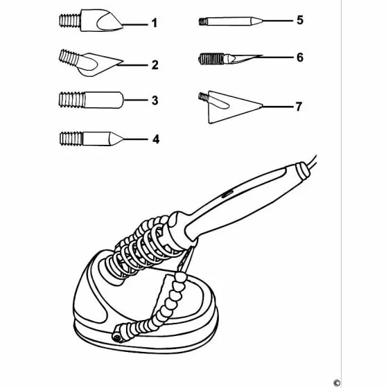 Black & Decker CI500 Spare Parts List Type: 1