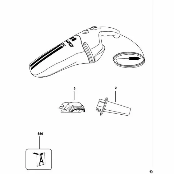 Black & Decker AV1500 Spare Parts List Type: 1