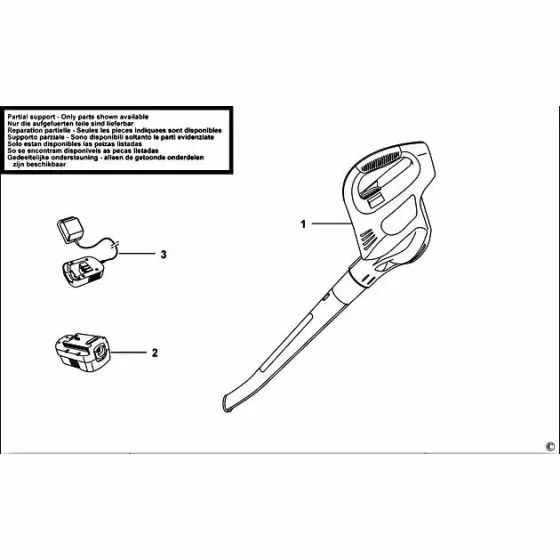 Black & Decker GW180  Discontinued  Spare Part Type: 1