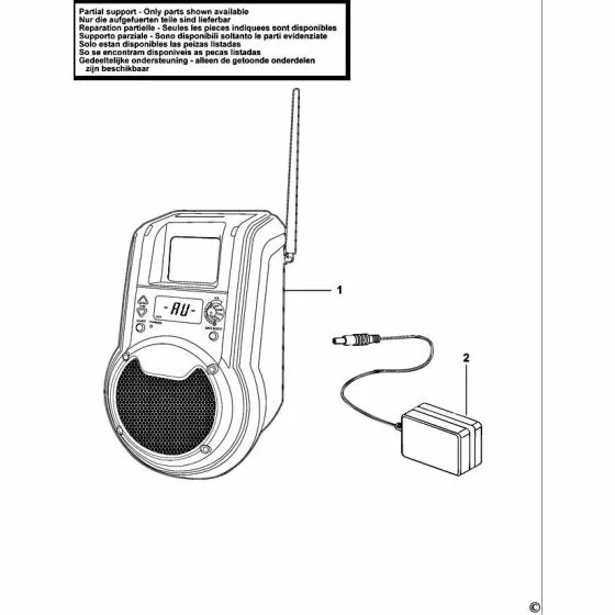 Black & Decker BD18RC Spare Parts List Type: 1